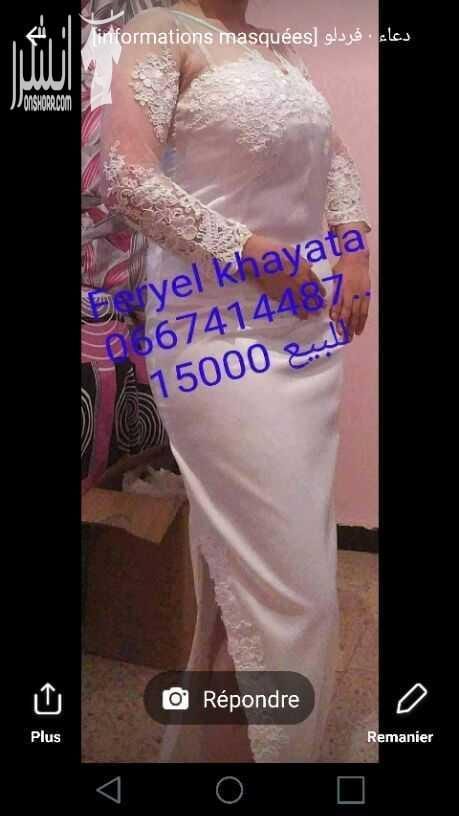 ملابس اعراس صوولد بون بري برنوص صولد ب 11000...بدرون صولد 4000 ولبدرون الي بلبوليغو صولد ب6500 قفطان صولد ب6400 قويط فاغ صولد 4000 برج الكيفان 0667414487